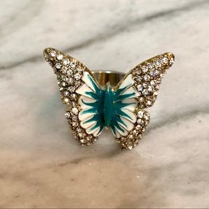 Pave Butterfly Ring